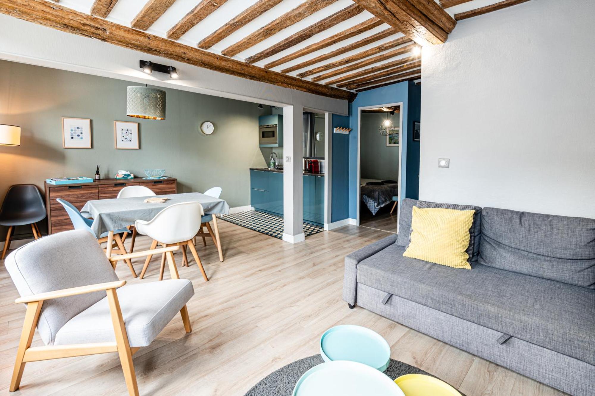 Cosy Loft - Plein Centre D'Honfleur Apartman Kültér fotó